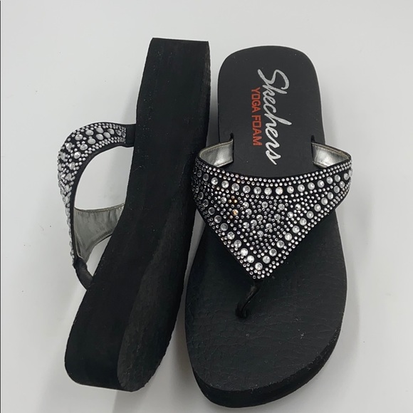 skechers rhinestone sandals